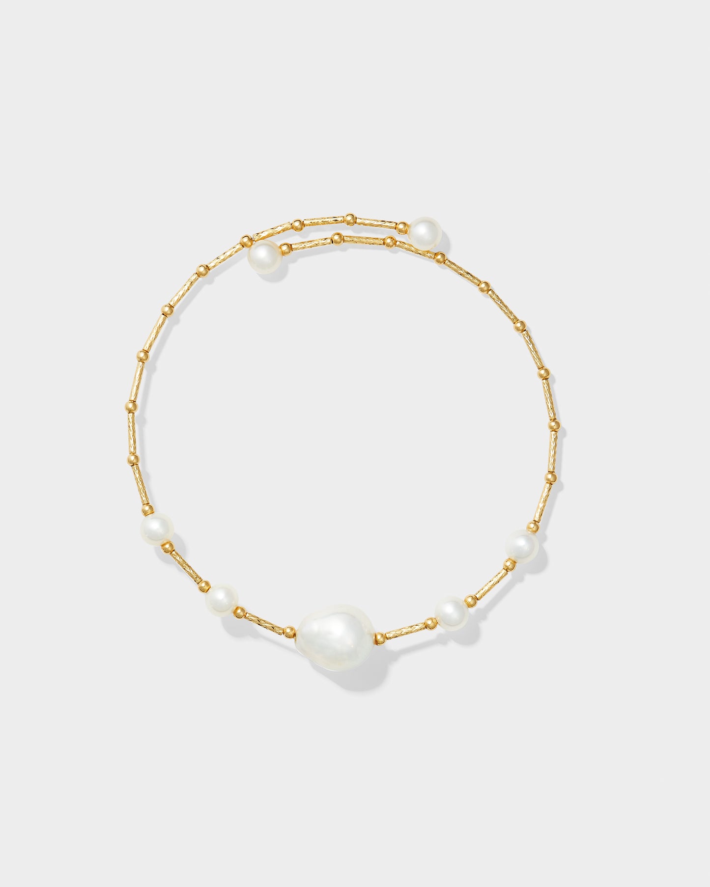 
                  
                    Shoreline Large Baroque Center Pearl Prism Bracelet
                  
                