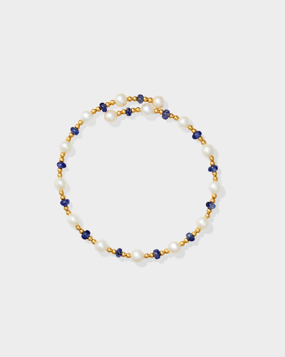 Elixir Blue Sapphire Pearl Bracelet