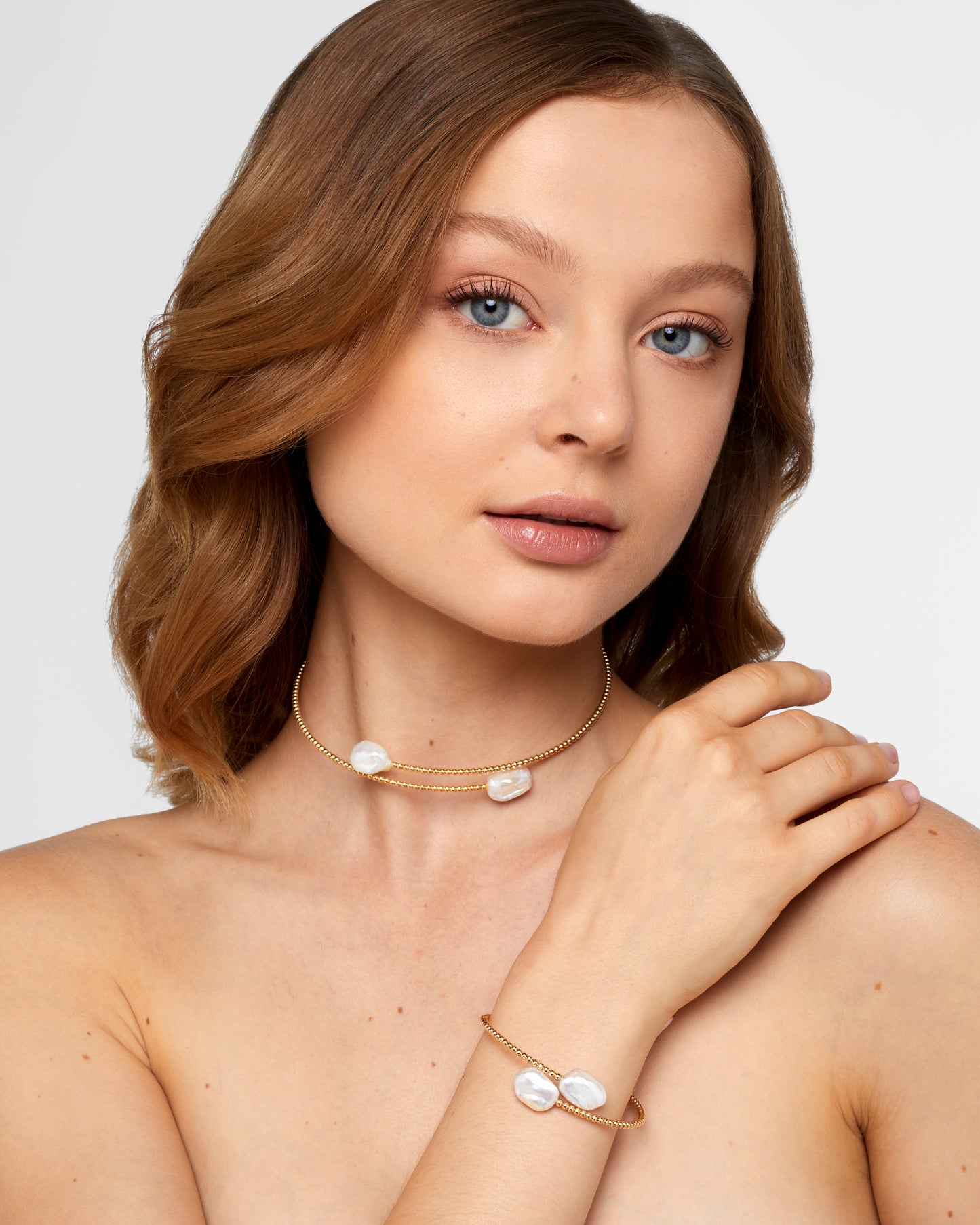 
                  
                    Trieste Baroque Pearl Ending Bracelet
                  
                