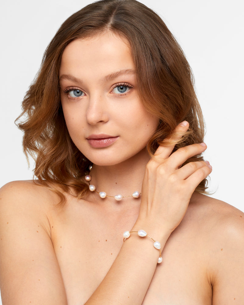 
                  
                    Lighthouse Baroque Pearl Prism Necklace
                  
                
