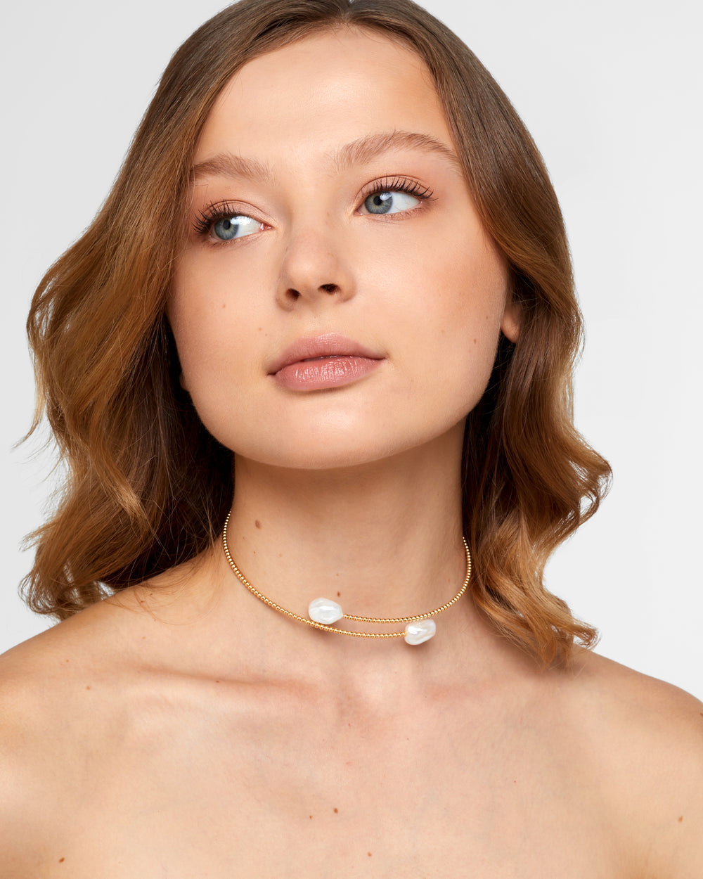 Mediterranean Baroque Pearl Necklace