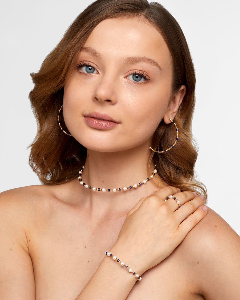 
                  
                    Positano Sapphire Pearl Necklace
                  
                