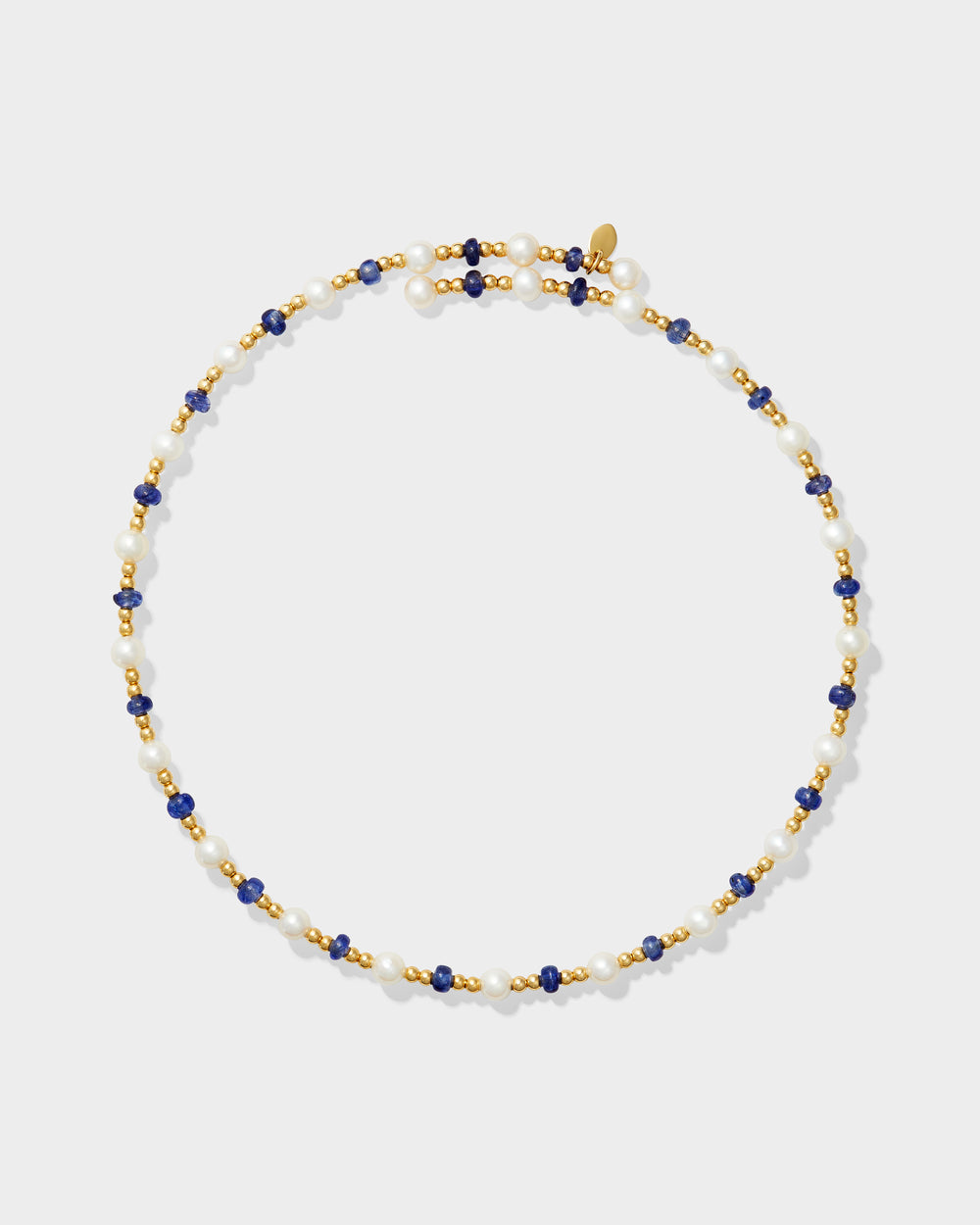 Positano Sapphire Pearl Necklace