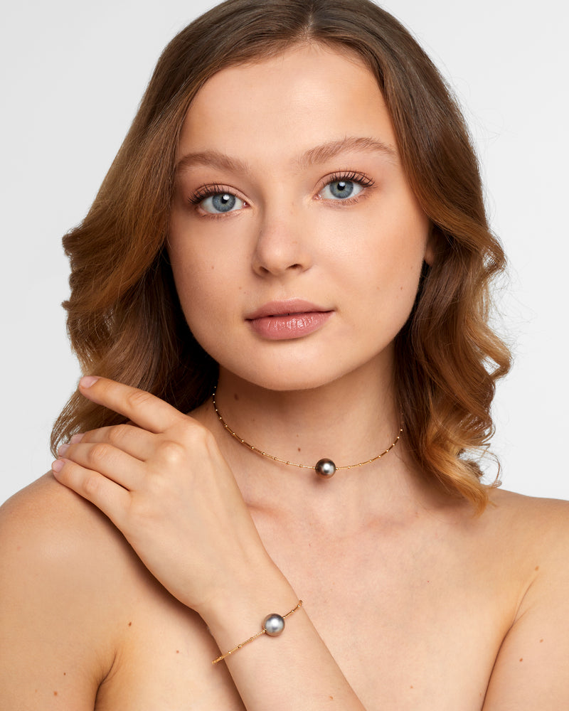 
                  
                    Scala Tahitian Center Gold Prism Necklace
                  
                