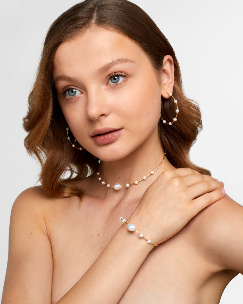 
                  
                    Shoreline Large Baroque Center Pearl Prism Bracelet
                  
                