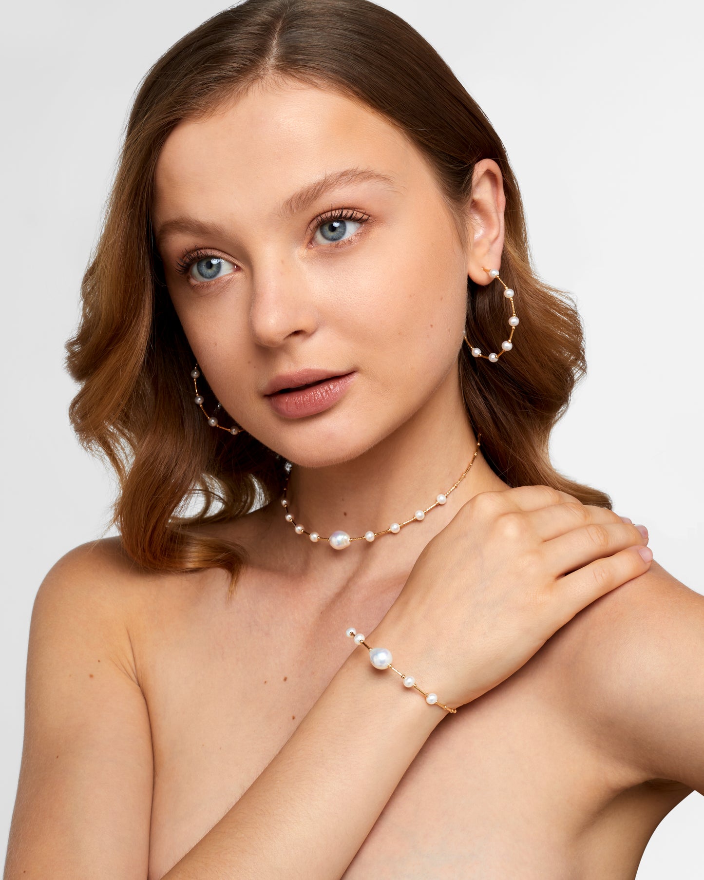 
                  
                    Shoreline Large Baroque Center Pearl Prism Bracelet
                  
                